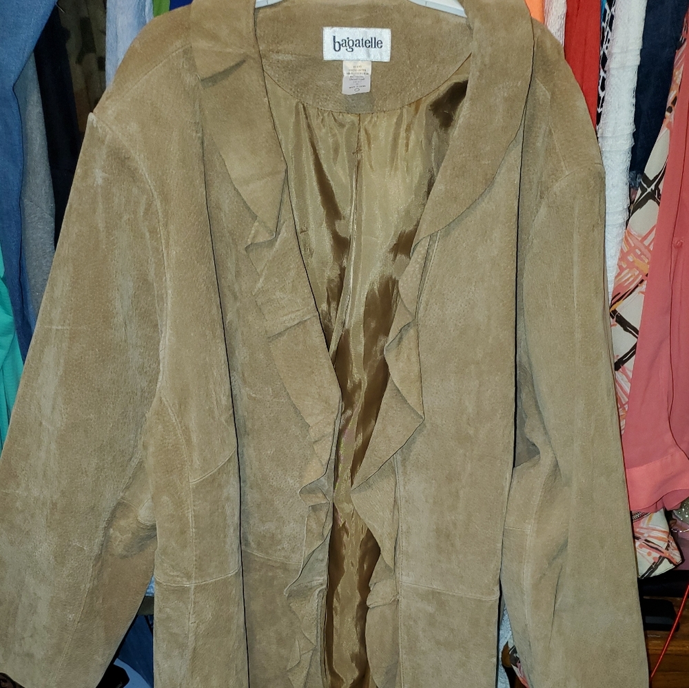 Genuine leather coat